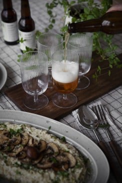 ERNST Ölglas räfflade 2-pack