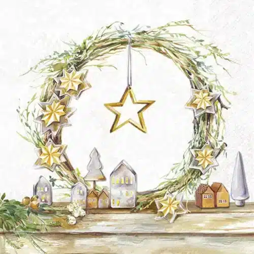 Servett Upplyst stjärna