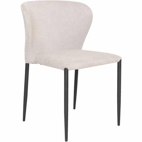 SARA Matstol Stapelbar Tyg Beige