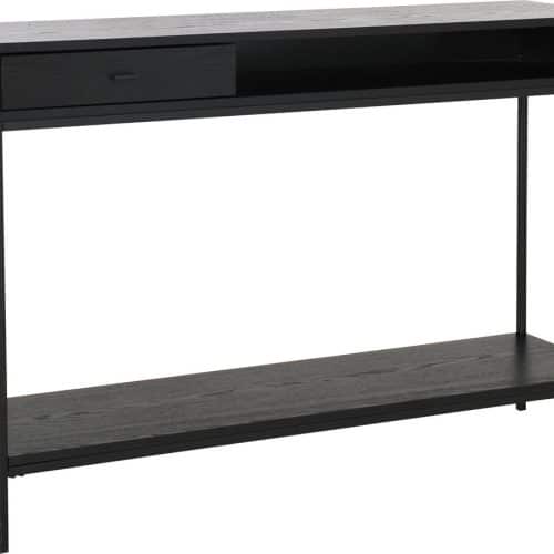 NFG REGAL Konsollbord, svartlackad askfaner