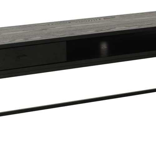 NFG REGAL TV- bänk svartlackad askfaner 120