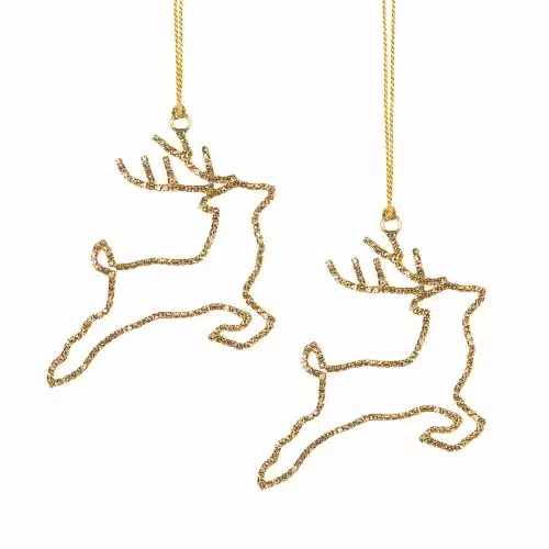 Hjort Hänge Guld 10cm