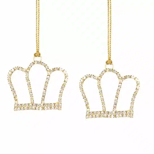 Krona Hänge Guld 5cm