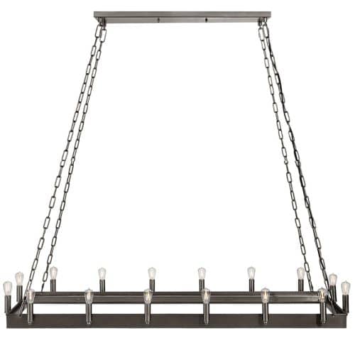 Artwood - Taklampa Crown Rektangulär Antik Järn