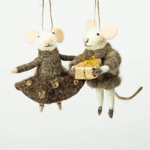 Möss vita – guld present 1st