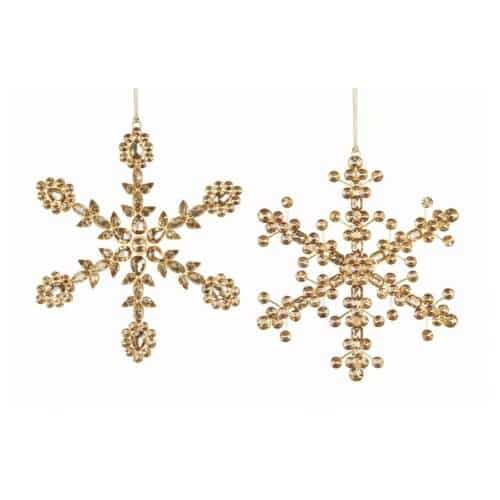 Snöflinga Gia Guld Mix 20cm