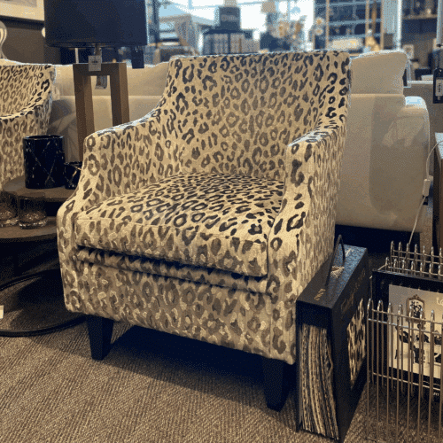 Englesson BROOKLYN CLUB CHAIR leopard MIMI VELVET