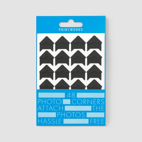 Fotoklistermärken Svart