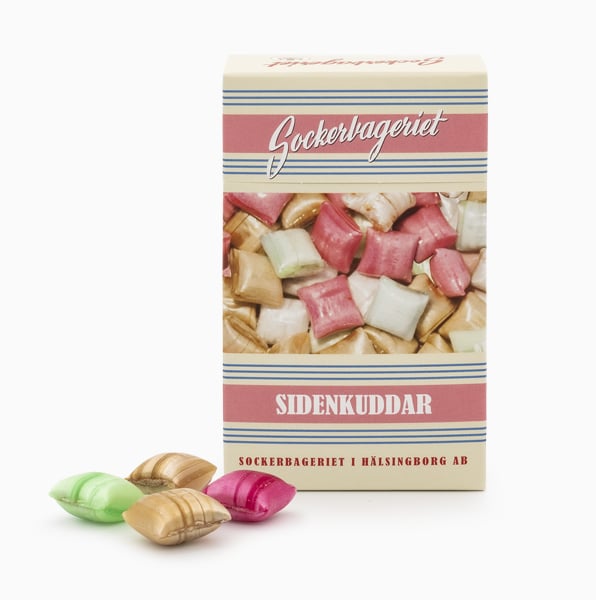 Sidenkuddar 100 g – krispig karamell med len chokladfyllning