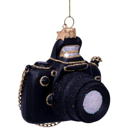 Vondels Glaskula Kamera svart