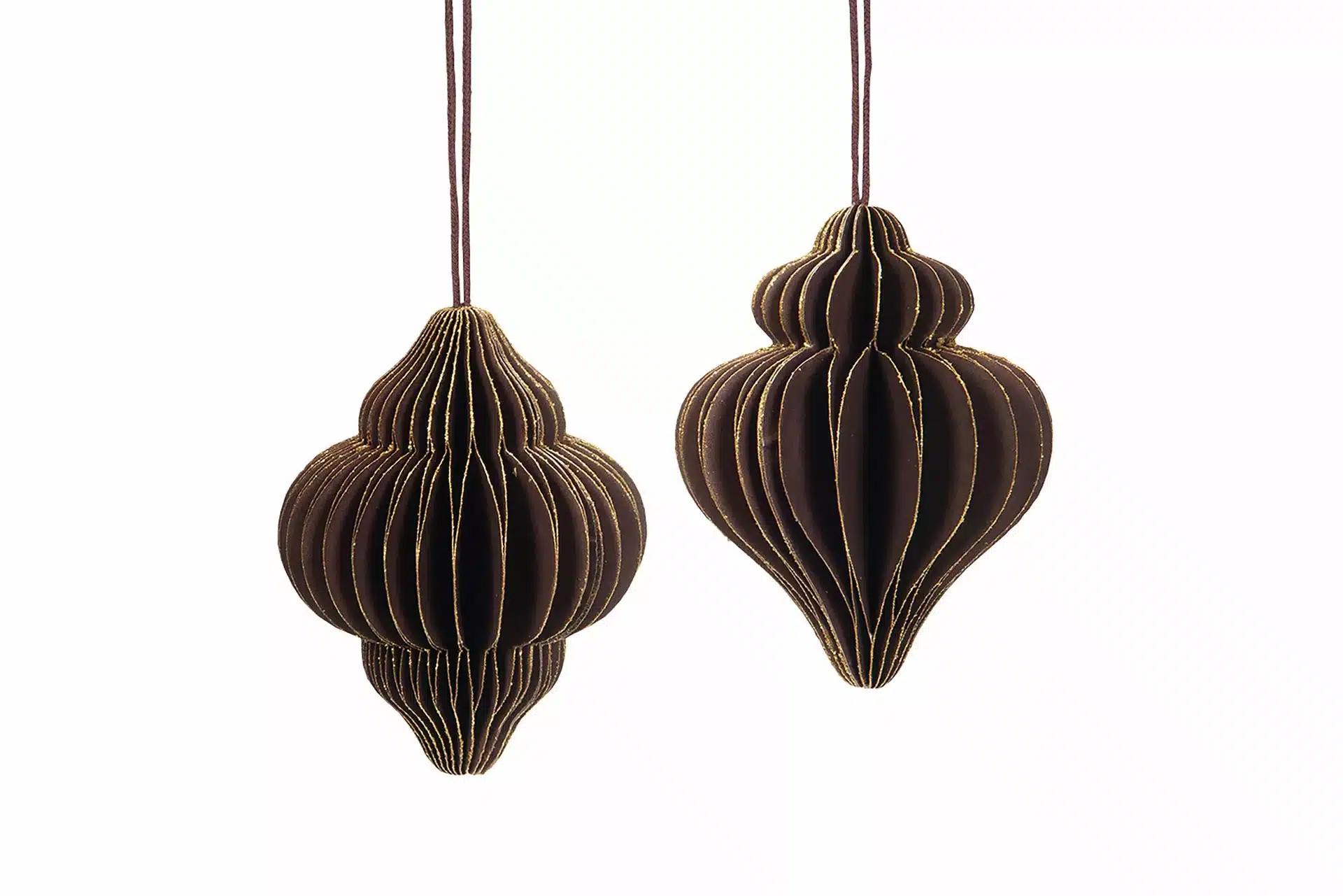 Pappersjulkula Pim Röd/Brun/Guld Mix 1st