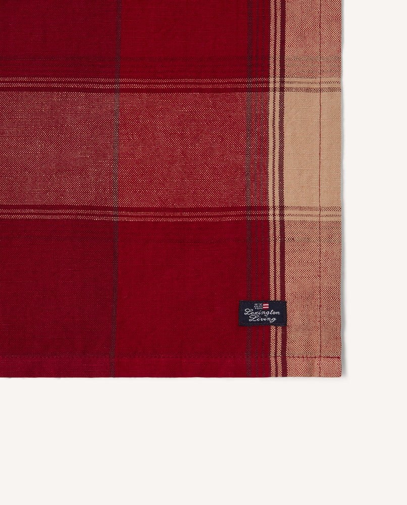 Lexington Rutig servett i linneblandning - Bild 4