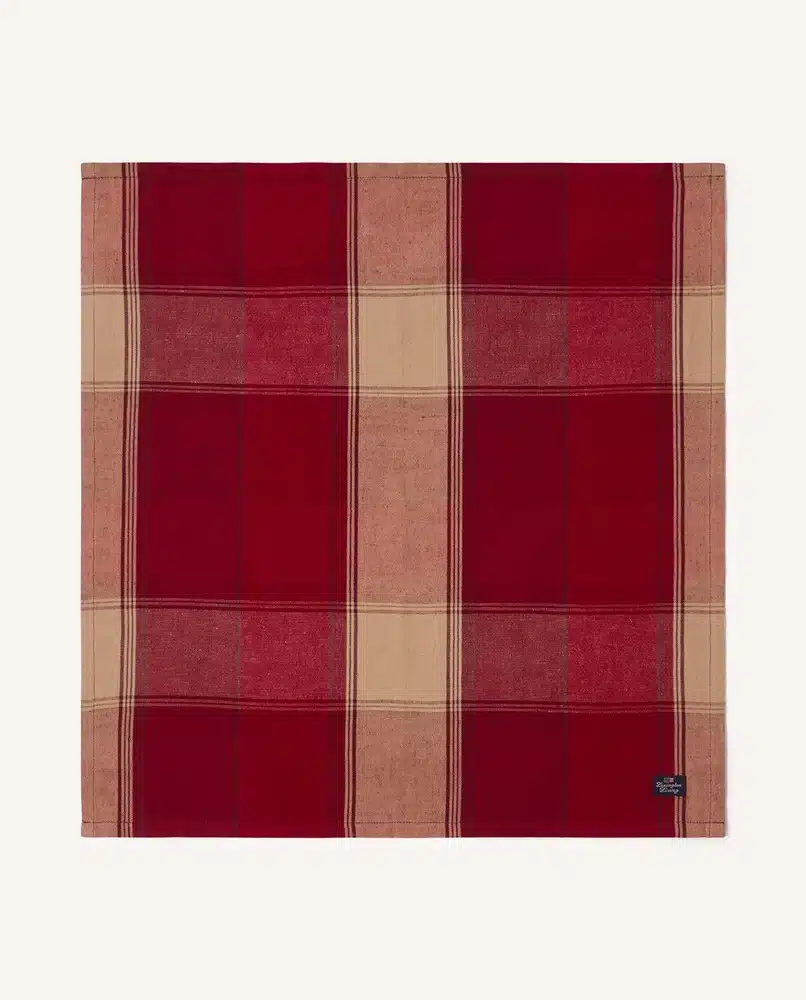 Lexington Rutig servett i linneblandning - Bild 2