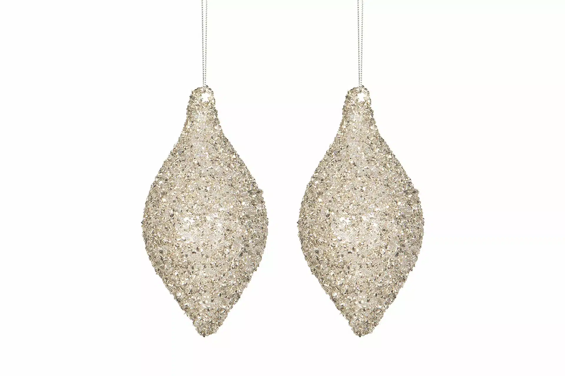 Glaskula Dazzle Silver 6x13cm