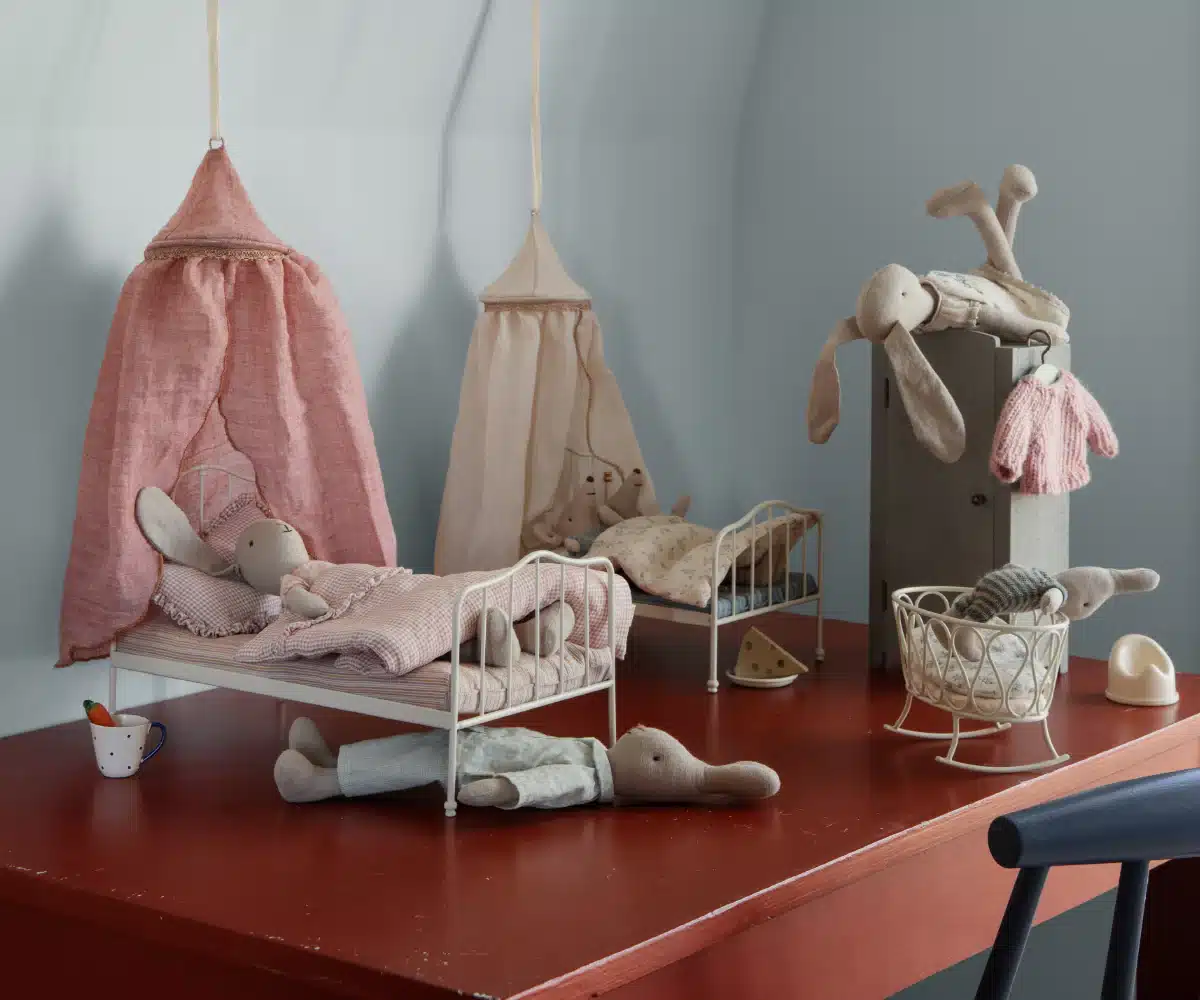 Maileg Sänghimmel i miniatyr - blå - Bild 2