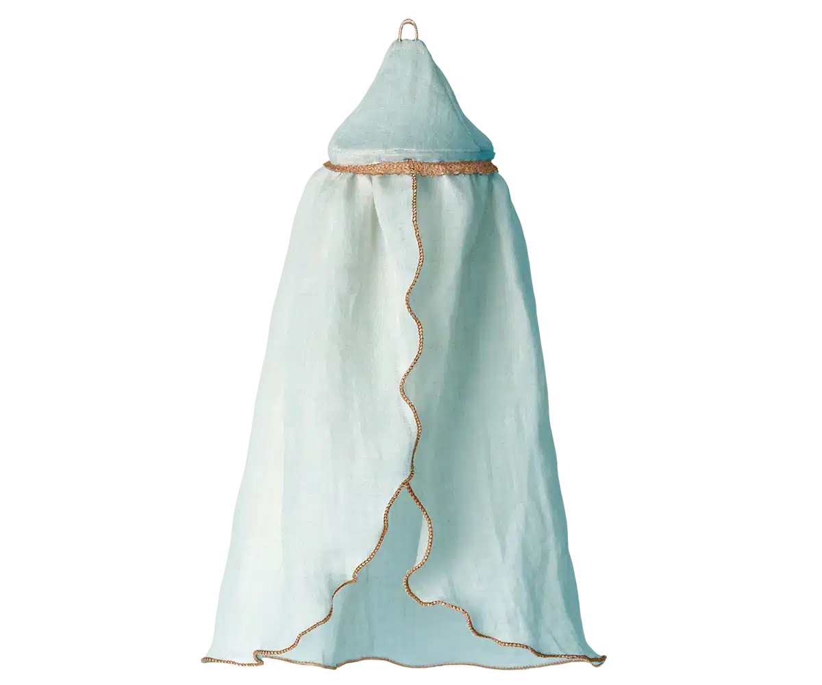 Maileg Sänghimmel i miniatyr - blå