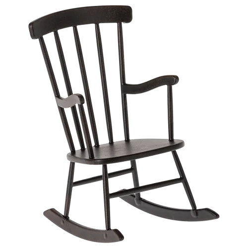 Maileg Gungstol, Mini - Antracit