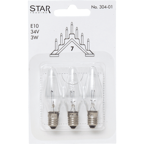 RESERVLAMPA 3-PACK SPARE BULB