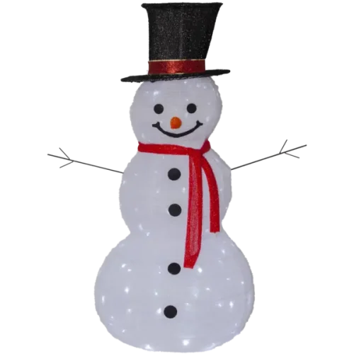 Utomhusdekoration Snögubbe 120cm