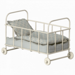 Maileg Spjälsäng, Micro - Blå