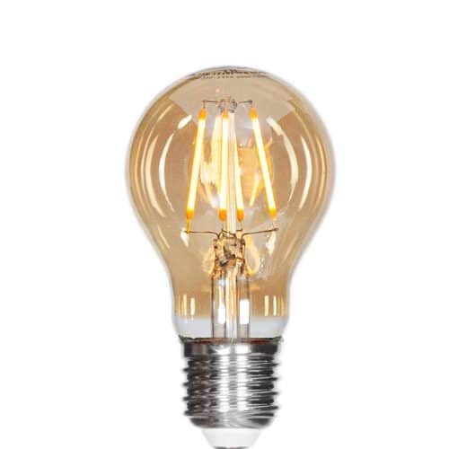 By Rydéns Filament dekorationslampa LED dimbar E27 4W Ø60mm Amber