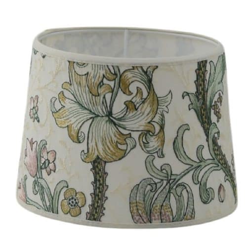 Lampskärm Golden Lily Embroidery Linen/Blush W Morris