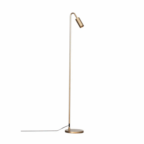 By Rydéns Curve Golvlampa – Matt Guld 150 cm