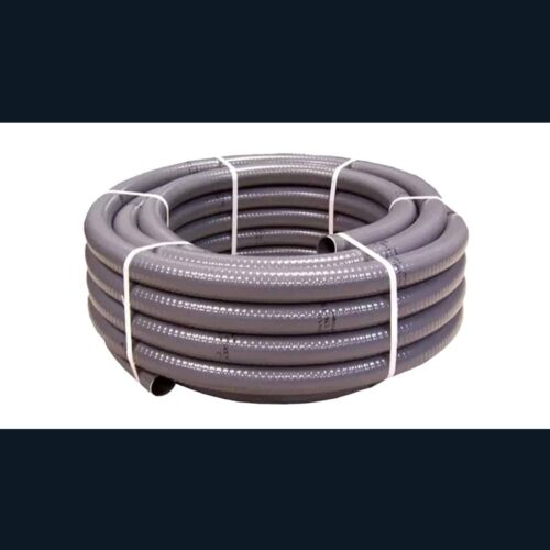 PVC slang armerad 50 mm 1 m grå