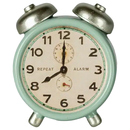 Maileg Väckarklocka, Mus - Mint