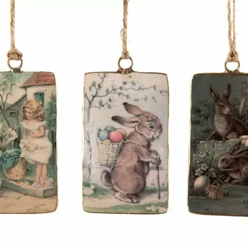 Emaljhänge Nostalgi Kanin Mix