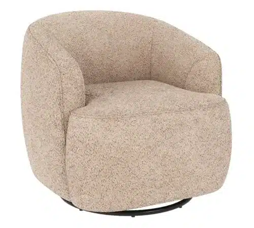 Rowico Dermot Fåtölj, Snurr- & Gungfunktion, ljusbeige