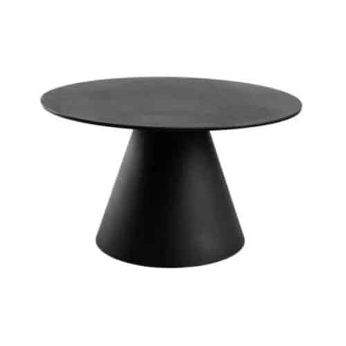Soffbord Romeo med brunsvart keramik ø59cm