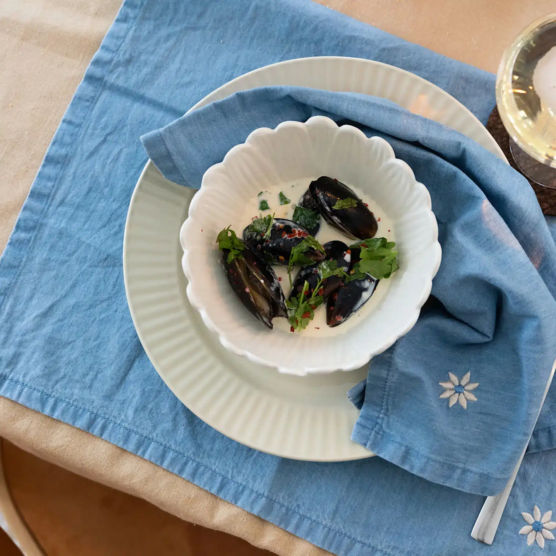 Eden denim servett, 2-pack - Bild 4