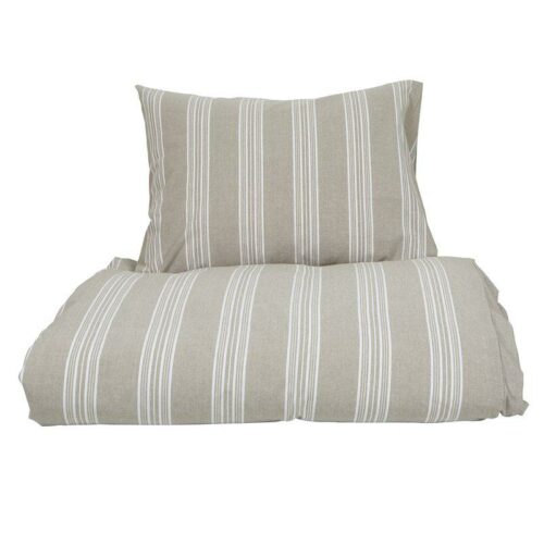 Bäddset Johan lin vit 150X210, 50X60 cm