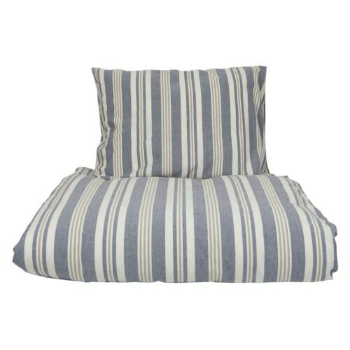 Bäddset Niklas Blå & Vit 150X210, 50X60 CM