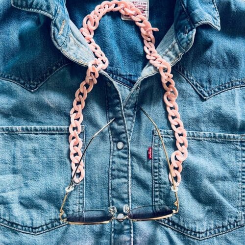 Ajsee Glasögonkedja Rosa