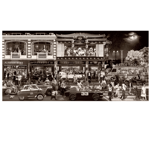 Cobra art Tavla Another day in Paradise – Sepia