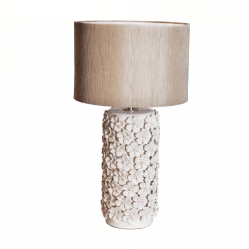 Fiore bordlampa H54 cm beige