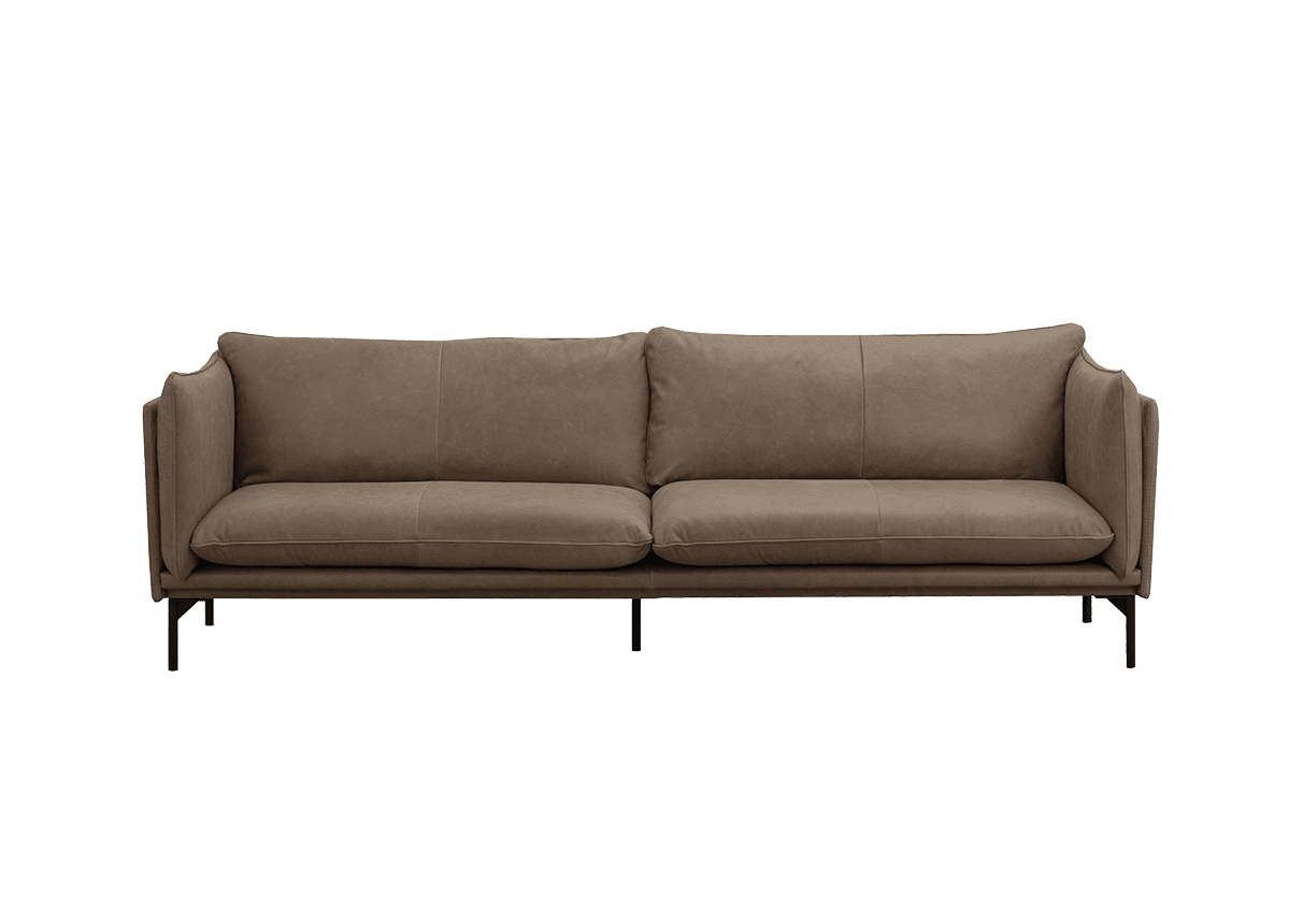 3-sits Soffa River Vintage Cognac