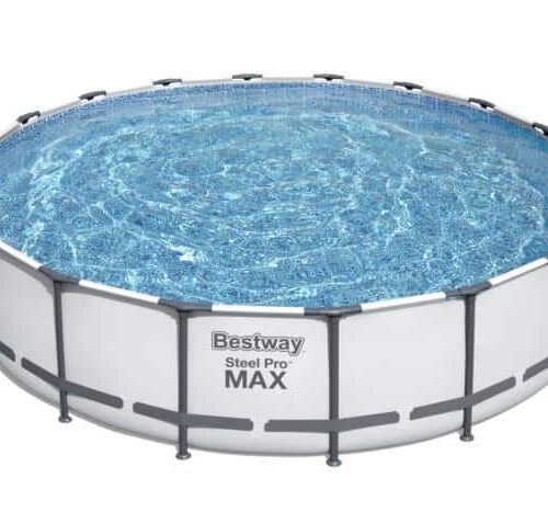 Bestwaypool 5,49×1,22 (rund) Grå