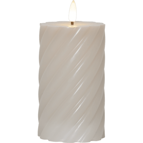 Star Trading Led blockljus flame swirl 15cm