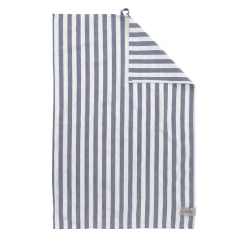 ERNST Kökshandduk 47x70 bred rand blå/vit