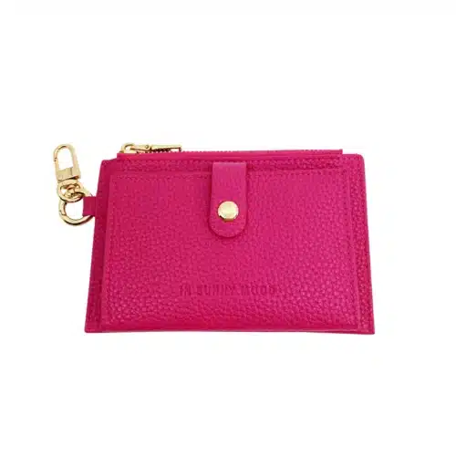 In Sunny Mood Korthållare Myntväska med Dragkedja Fuchsia