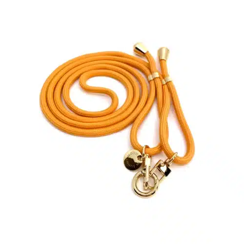 Mobilhalsband Strap Soft Orange Gold