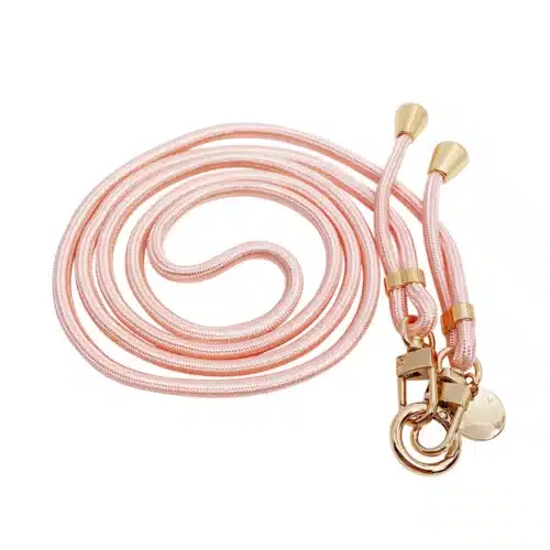 Mobilhalsband Strap Shiny Pink Gold