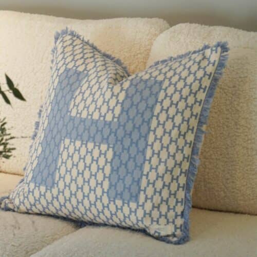 HÉST Linne kuddfodral - Faded Denim