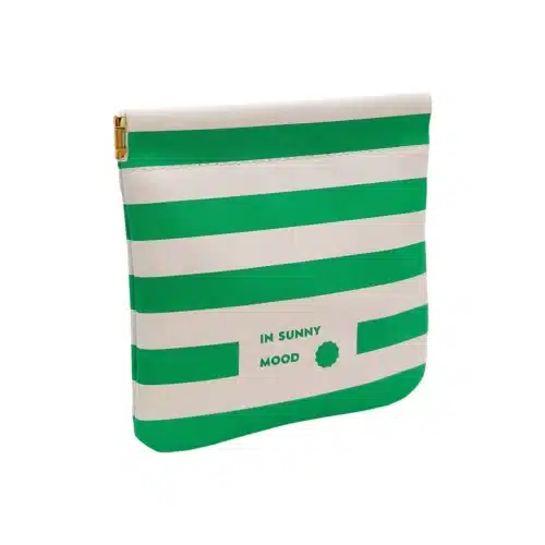 Sunny Snap Pouch Stripe Green