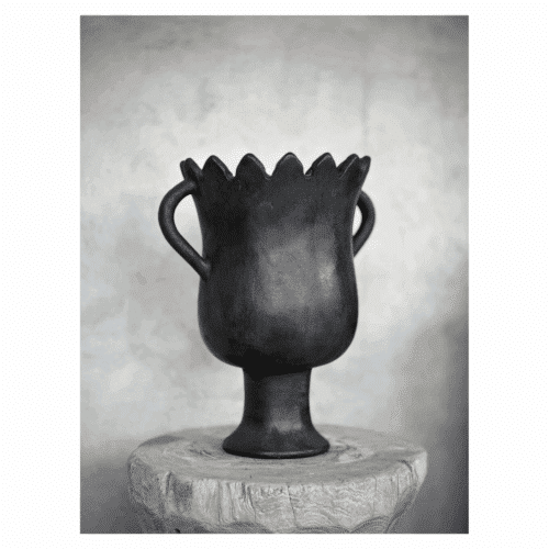 Noori Object Piala Vas Svart Antik