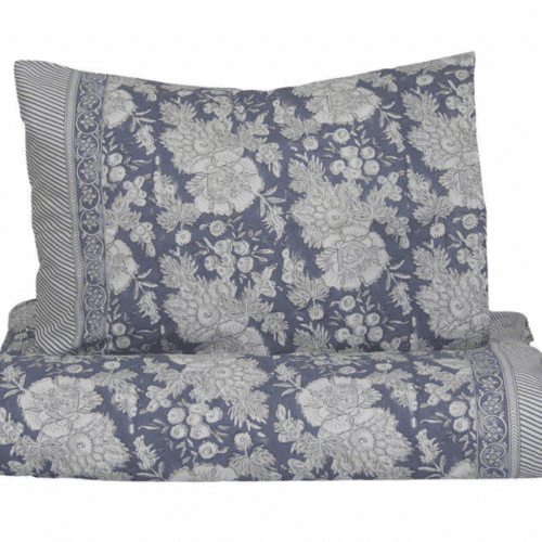 Bäddset Kingsize Sonia blå 220X210, 2x50X60cm