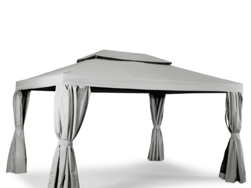 Paviljong Luxor 300X400cm ljusgrå